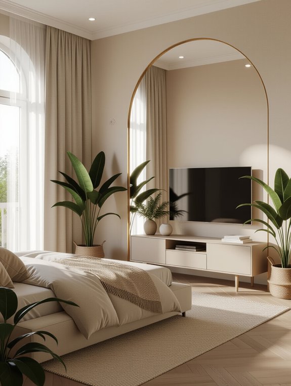 nature inspired bedroom tranquility
