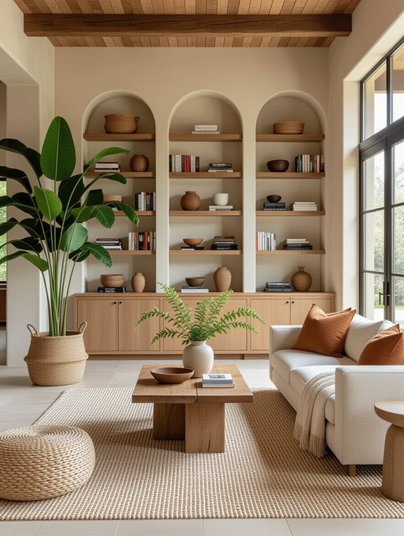 nature inspired living room elements