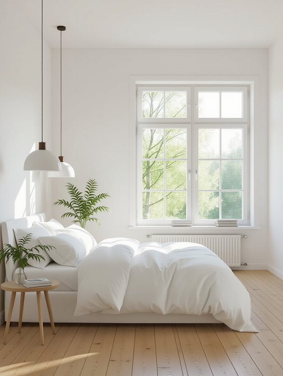 nature inspired serene bedroom decor