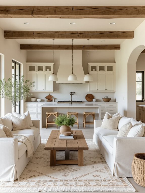 neutral rustic color blend