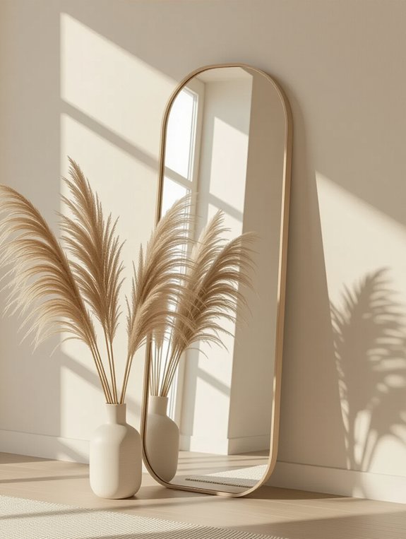 nordic mirror and pampas