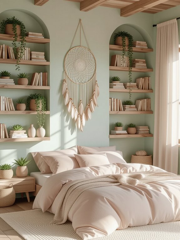 pastel tranquility with dreamcatchers