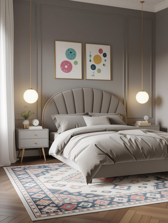 playful whimsical gray decor