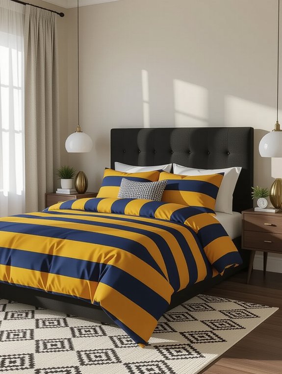 retro stripes classic elegance