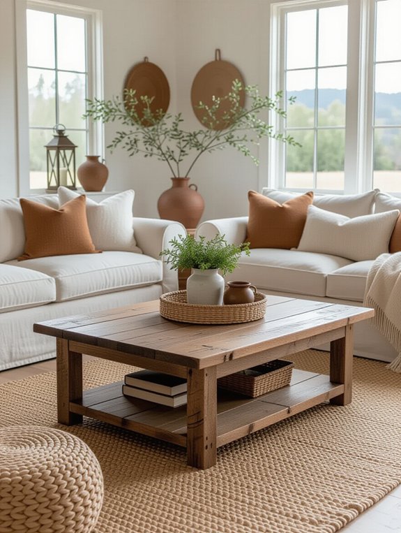 rustic charm with natural materials