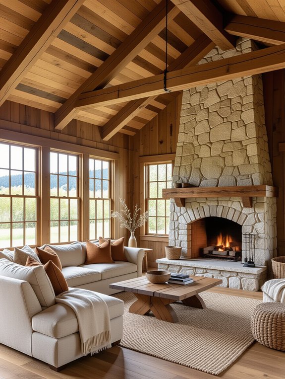 rustic charm with wood