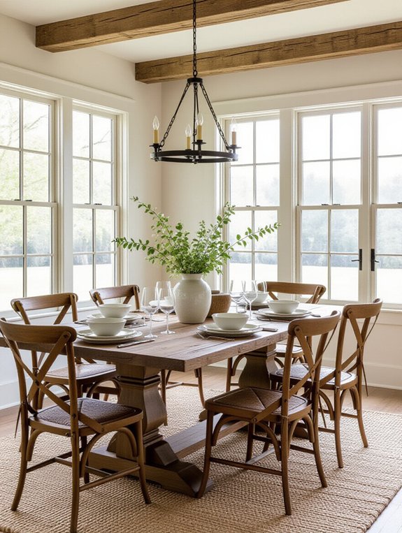 rustic dining room decor