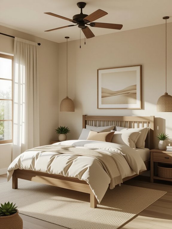 rustic earthy bedroom decor