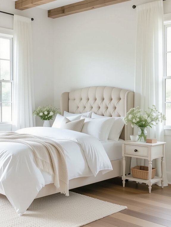 rustic elegance in bedroom