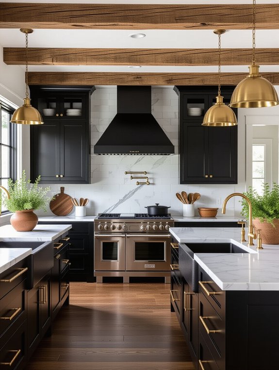 rustic elegance with gold