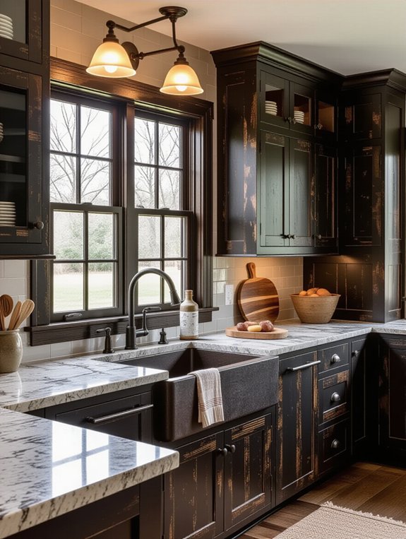 rustic farmhouse kitchen design