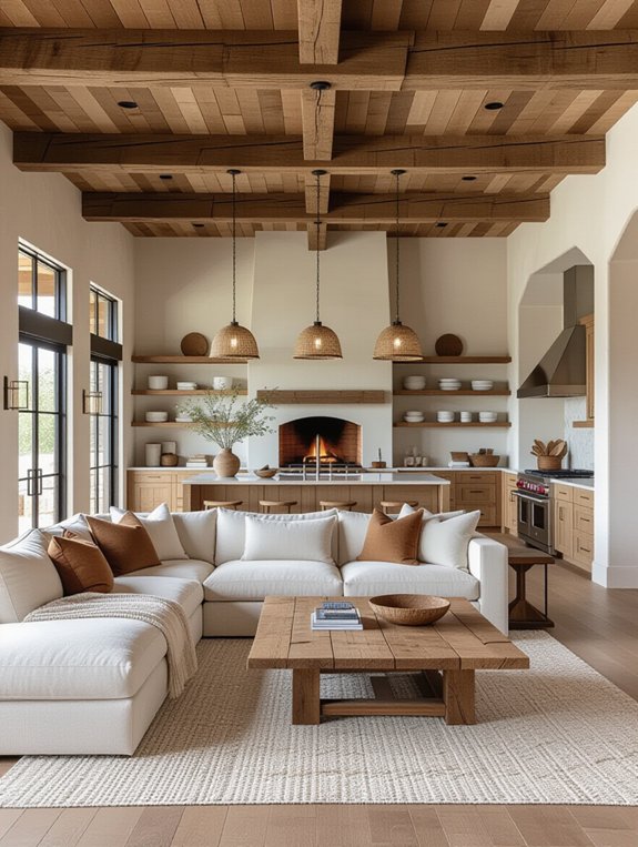 rustic farmhouse living decor
