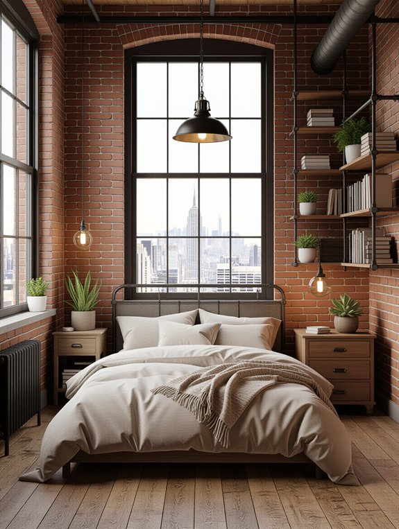 rustic industrial bedroom decor
