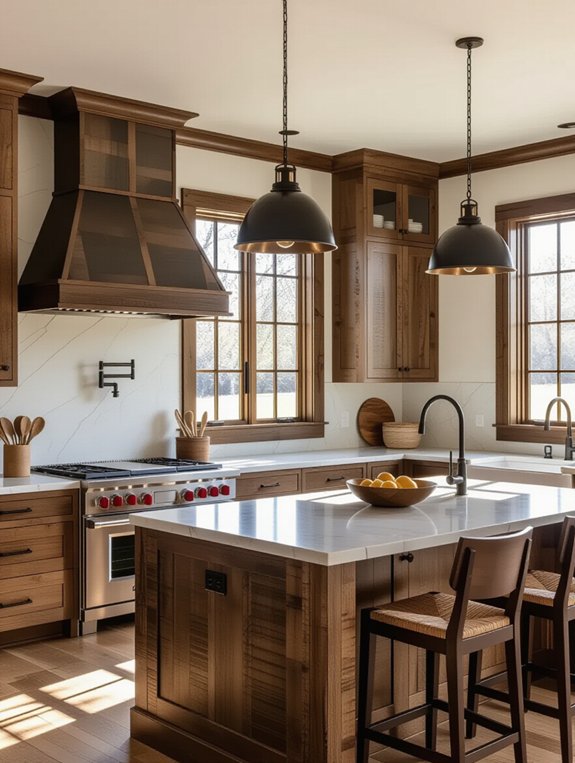 rustic kitchen elegance reclaimed wood