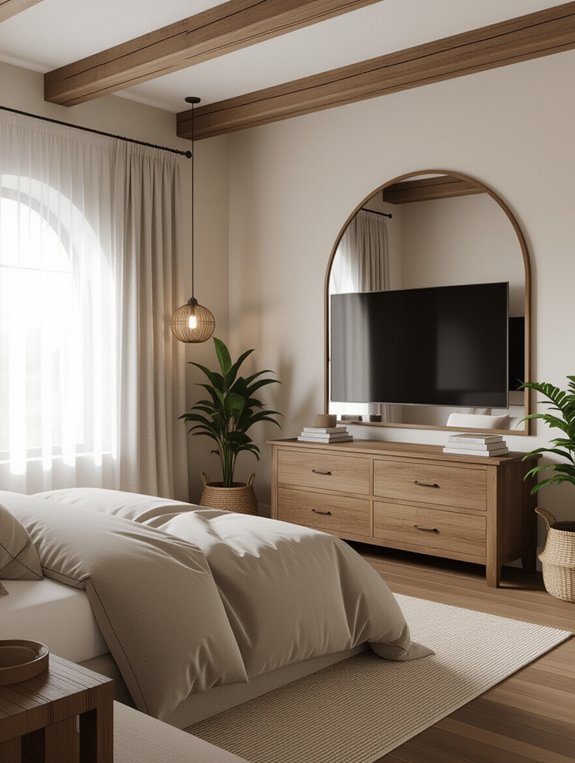 rustic modern bedroom retreat