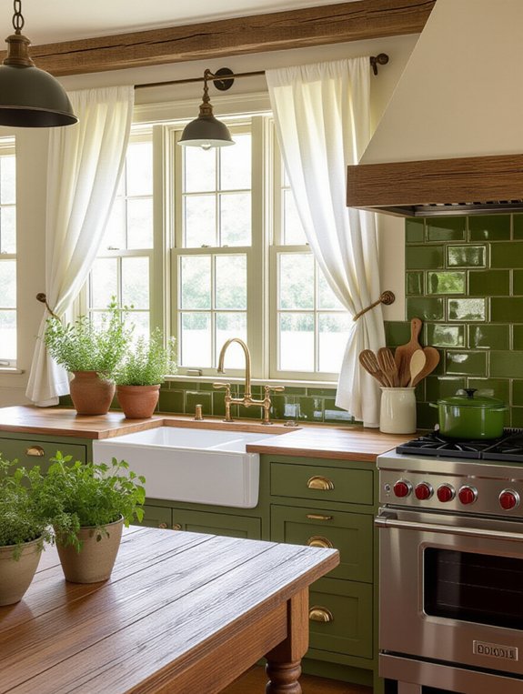 rustic olive green elegance