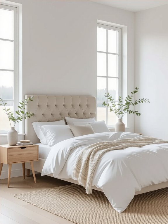 scandinavian simplicity with tufting