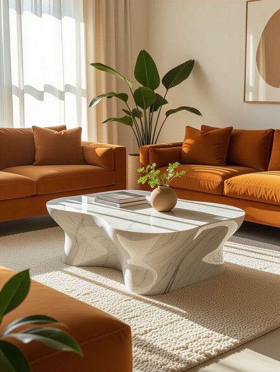 sculptural coffee table designs