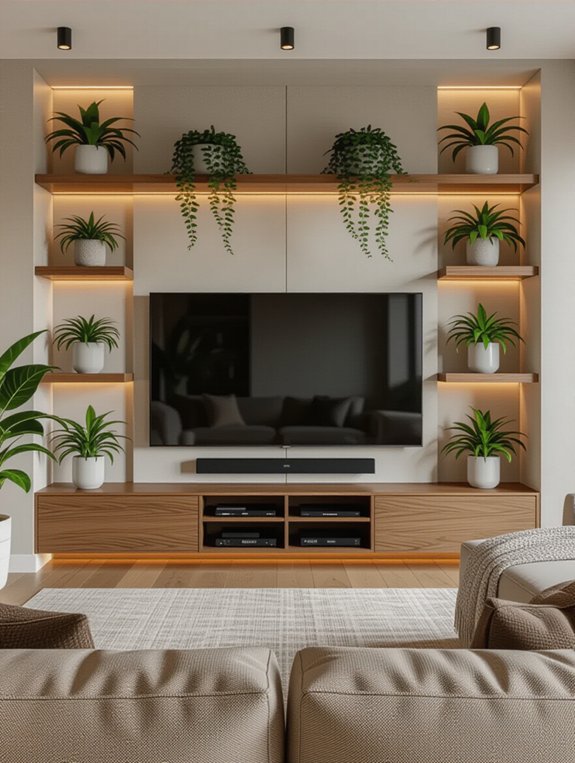 seamless flow with greenery