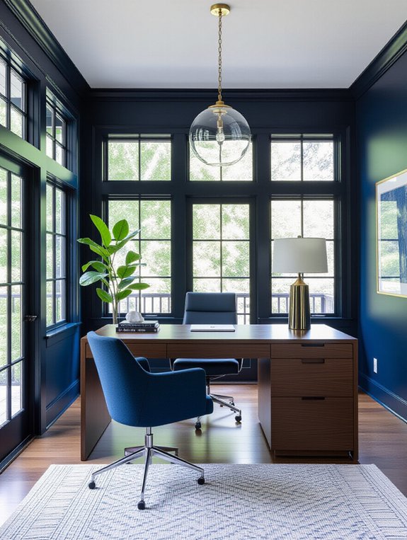 seamless open concept workspace