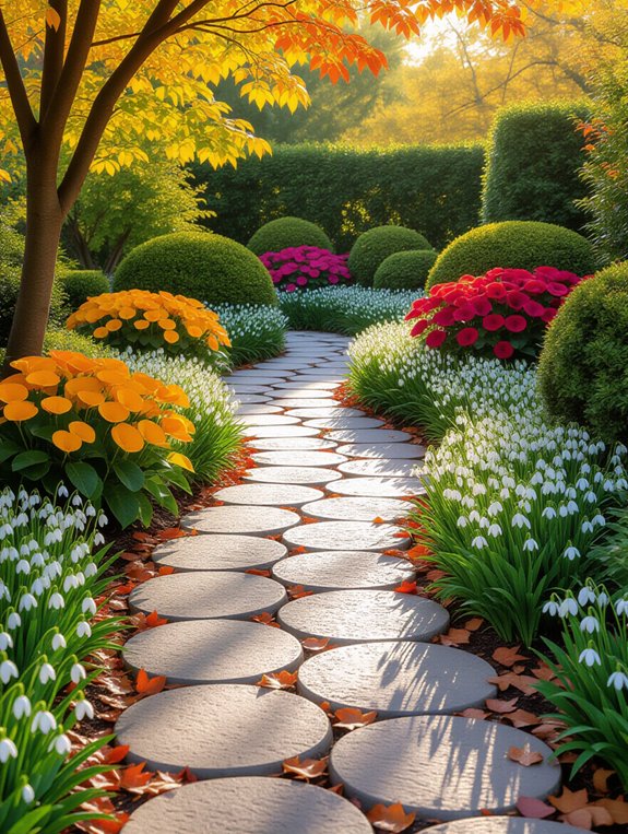 seasonal stone path enhancements