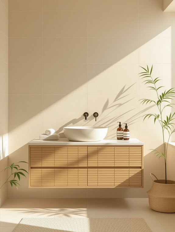 serene bamboo bathroom retreat