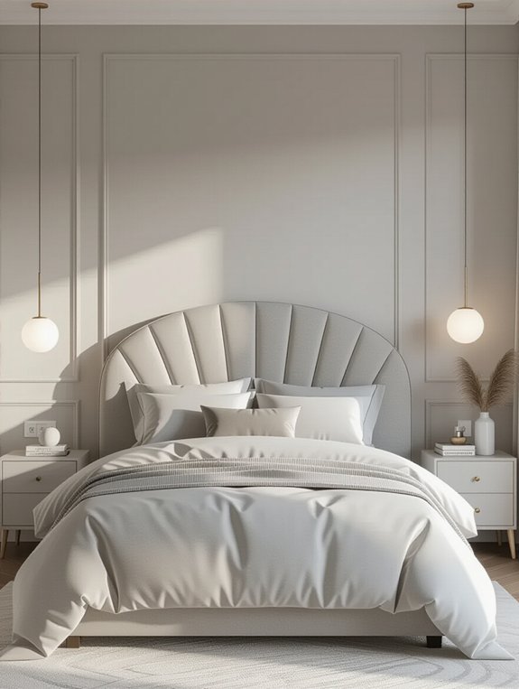 serene gray bedroom retreat