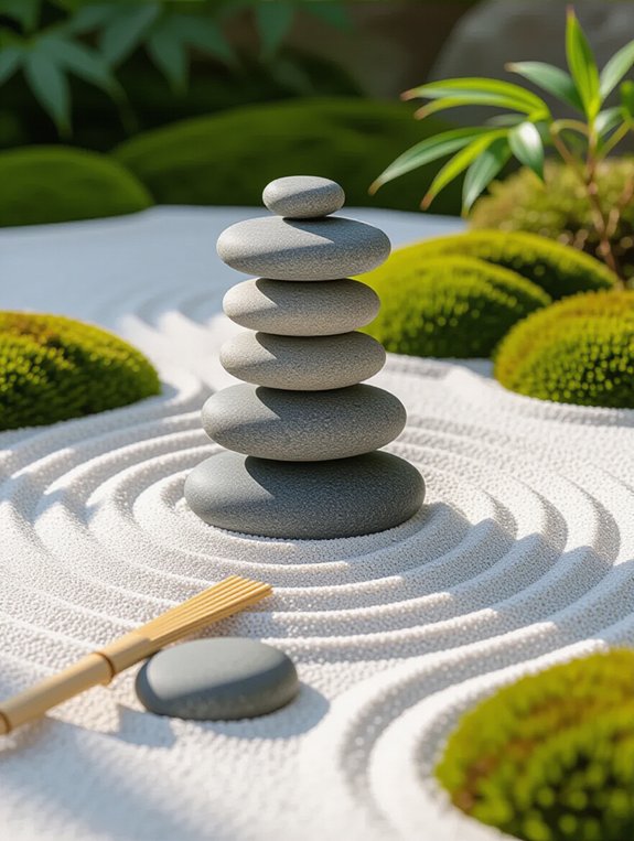 serene mini zen garden