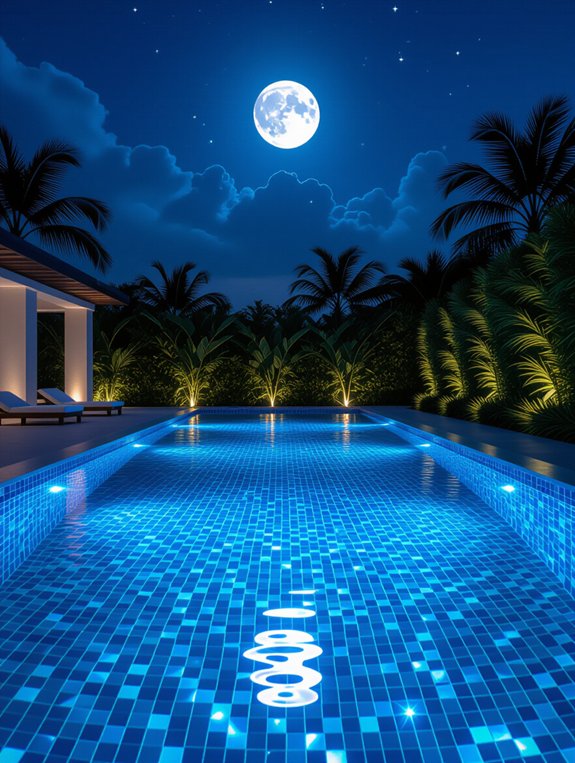 serene moonlit water reflections