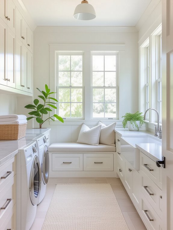 serene spa inspired laundry retreat