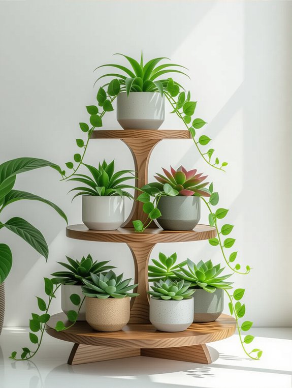 showcase greenery with style