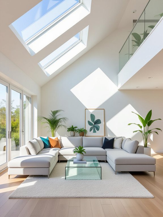 sleek lines natural light