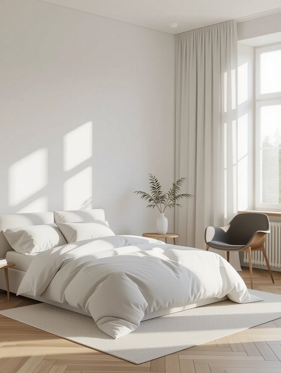 sleek monochrome minimalist design