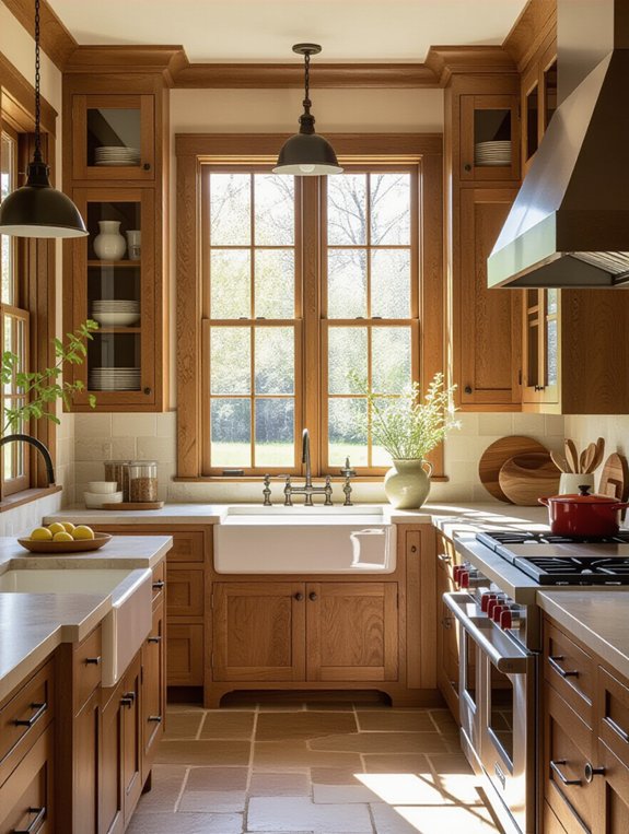 sleek wooden finishes elegance