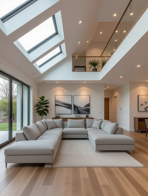 smart skylights enhance ambiance
