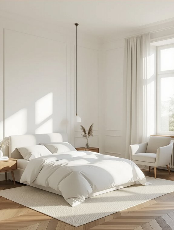 sophisticated minimalist bedroom design