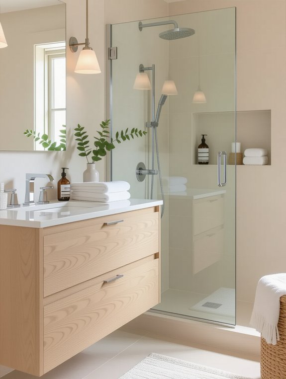 sophisticated pale wood elegance