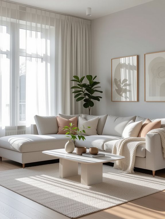 sophisticated warm gray decor