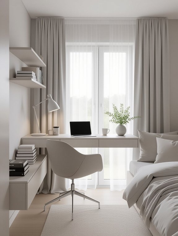 space saving wall mounted desks