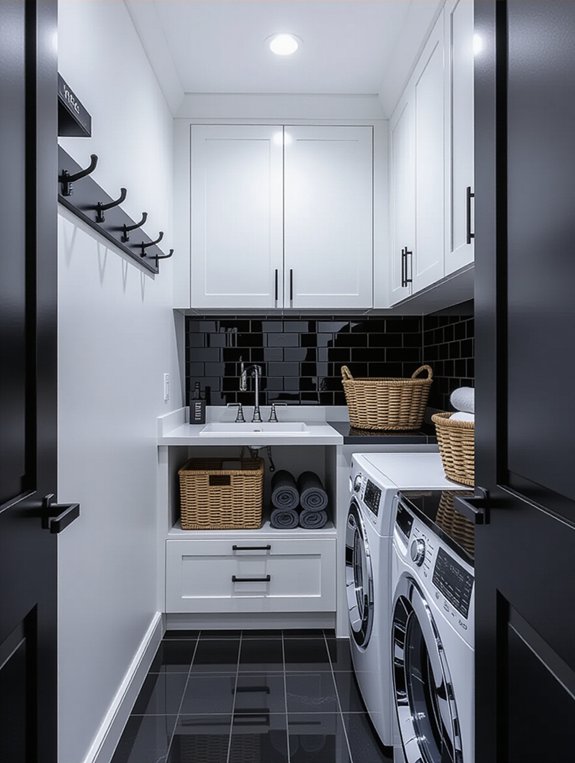 striking black and white design