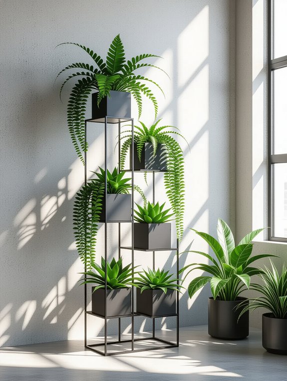 stylish and functional plant stand