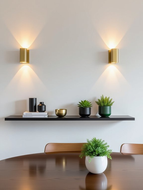 stylish dining room display