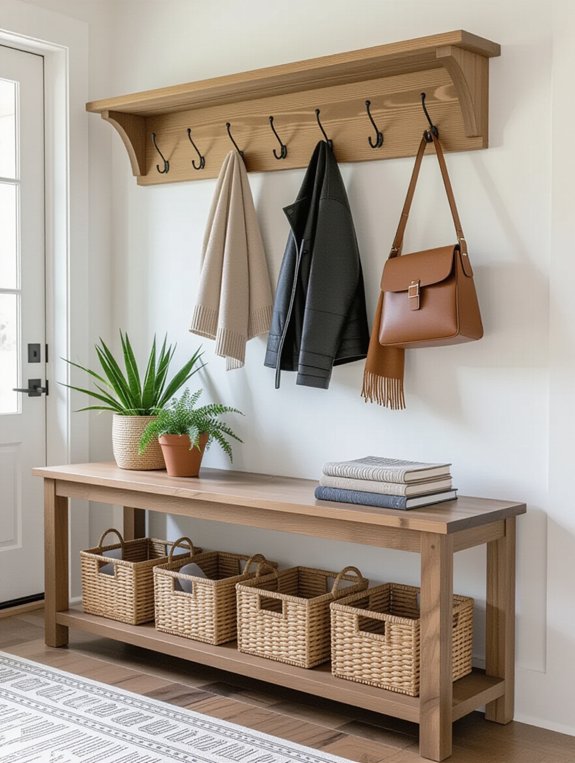 stylish functional entryway furniture