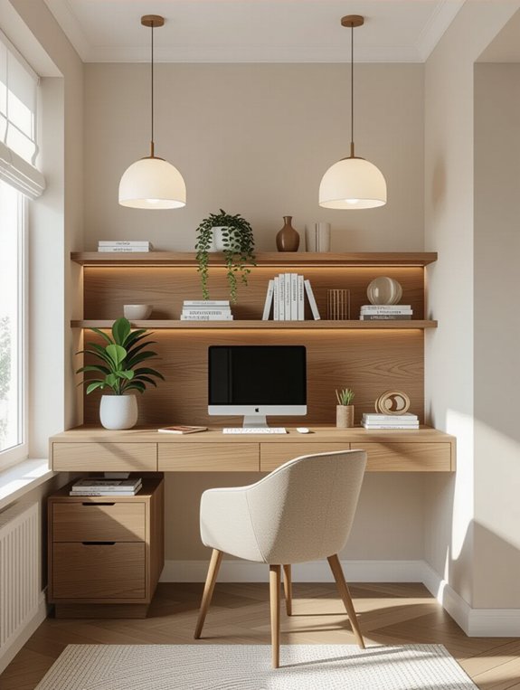 stylish multi functional workspace design