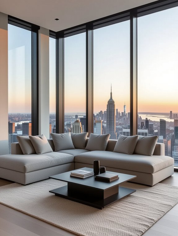 stylish urban living room