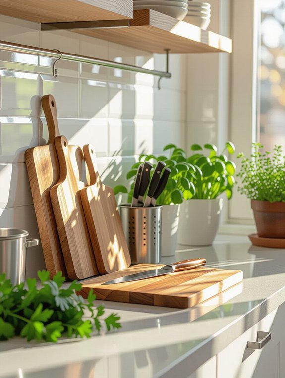 stylish vertical knife holder