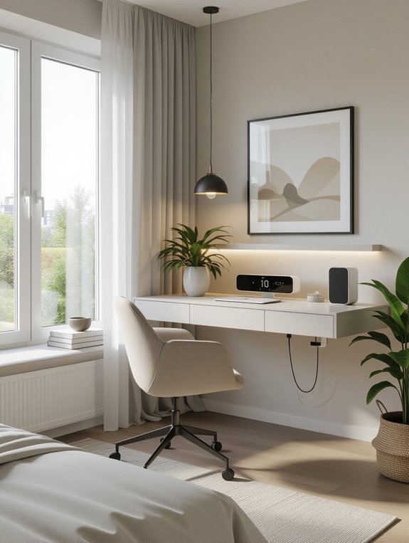 tech friendly bedroom enhancements