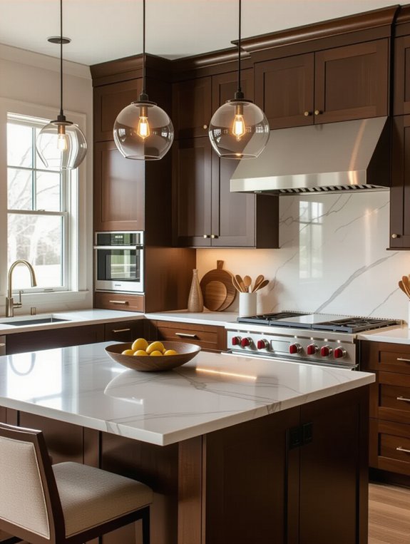 textured wood elegant pendant lights