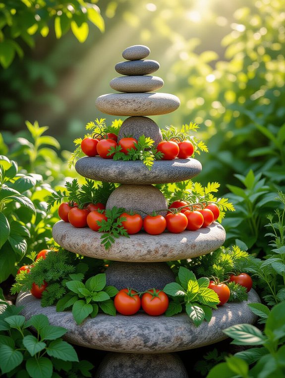 tiered vegetable garden design