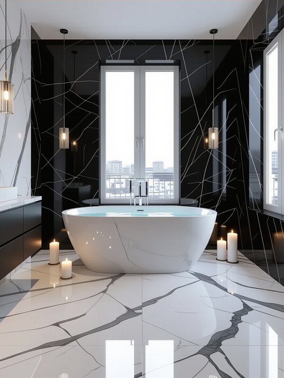 timeless elegant marble flooring